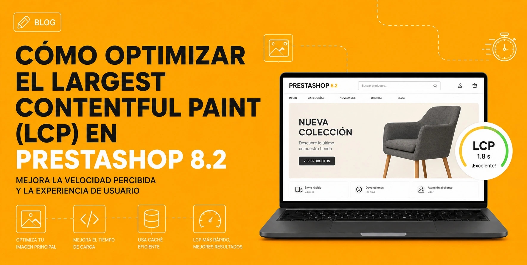 Optimización de LCP en PrestaShop